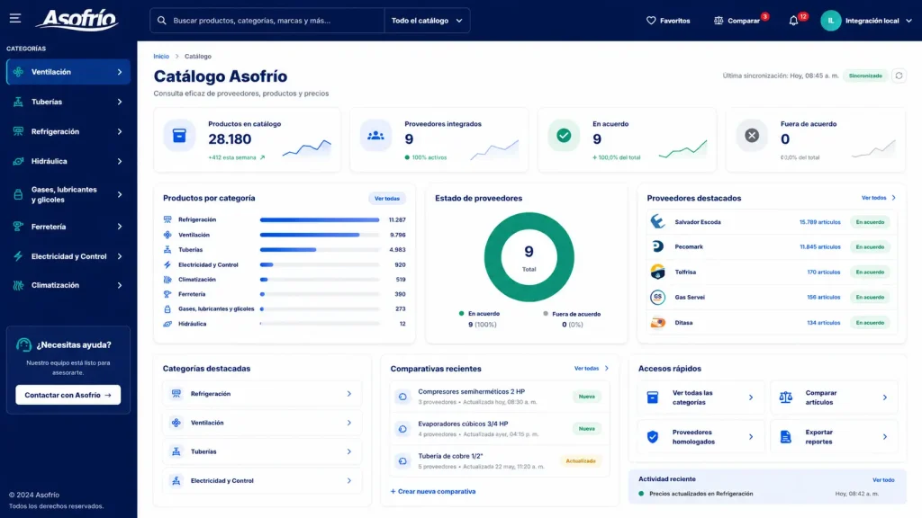 Captura intranet Asofrio